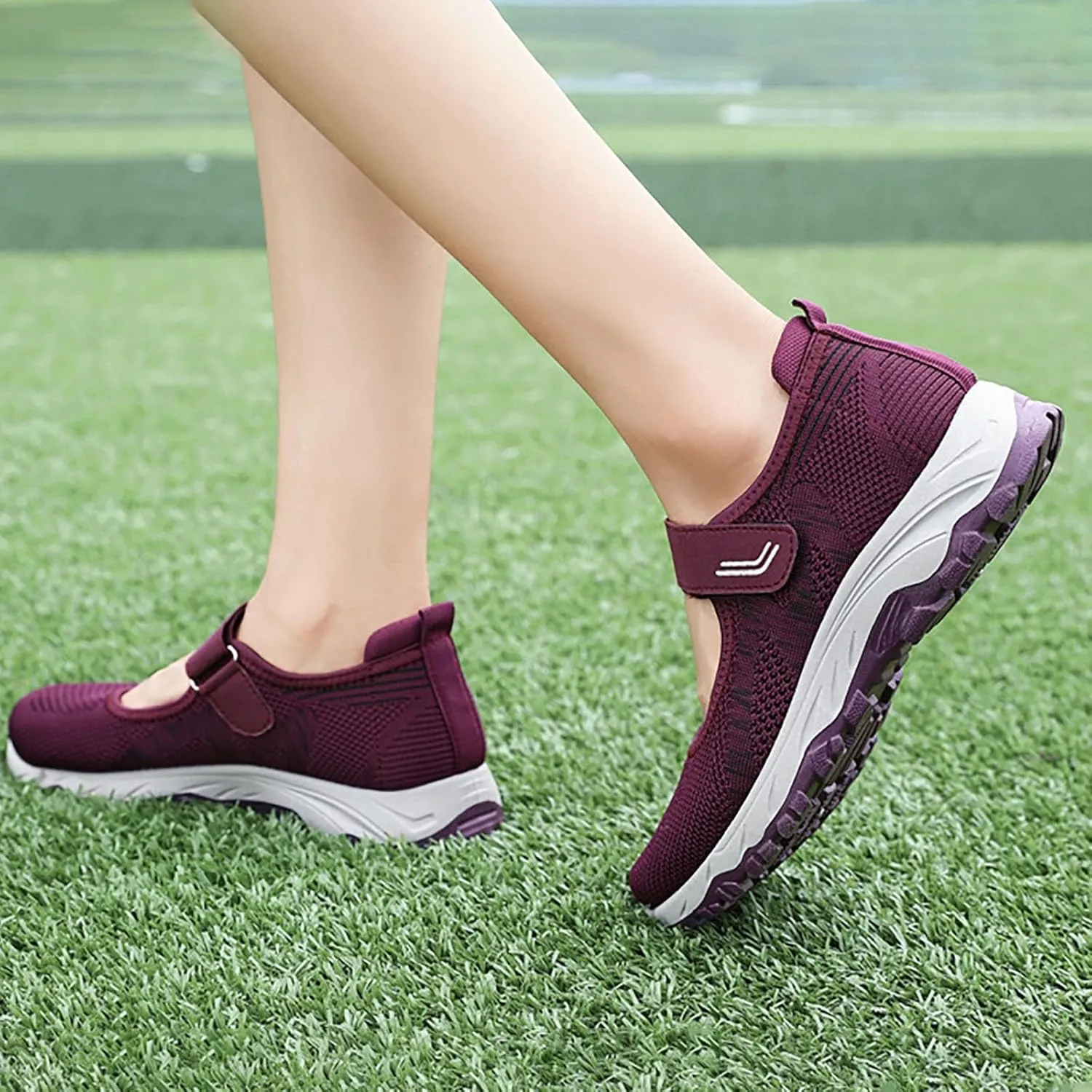 Running Shoes for Women Mens Slip On Sneakers Loafers for Women Comfort Fashion Casual Comfy Soft Christmas Tennis Shoes Round Toe Slip On Casual