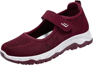 Running Shoes for Women Mens Slip On Sneakers Loafers for Women Comfort Fashion Casual Comfy Soft Christmas Tennis Shoes Round Toe Slip On Casual