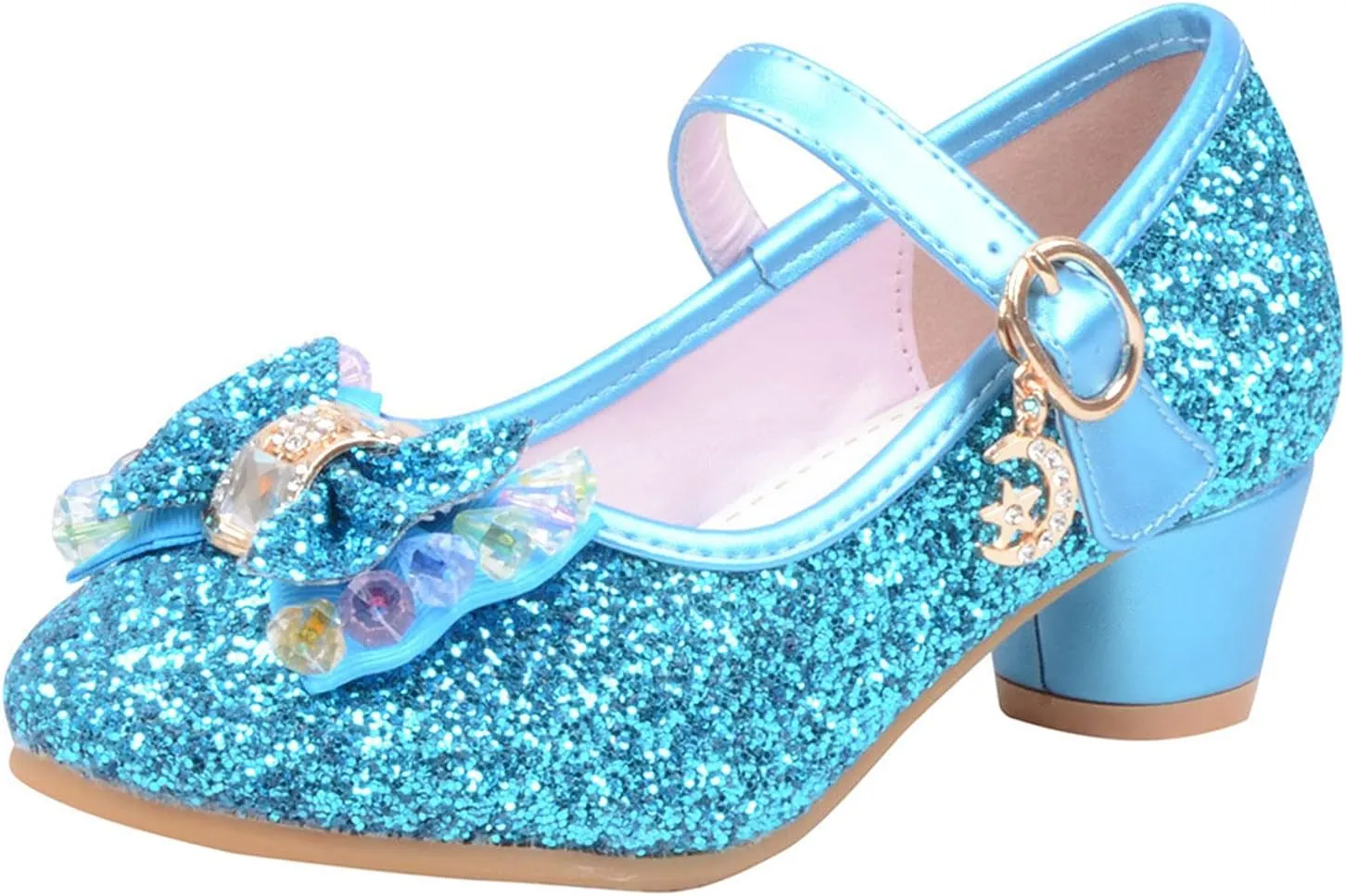 Shoes for Girls, 5-13 Years Infant Kids Baby Girls Pearl Crystal Bling Bowknot Single Princess Shoes Sandals
