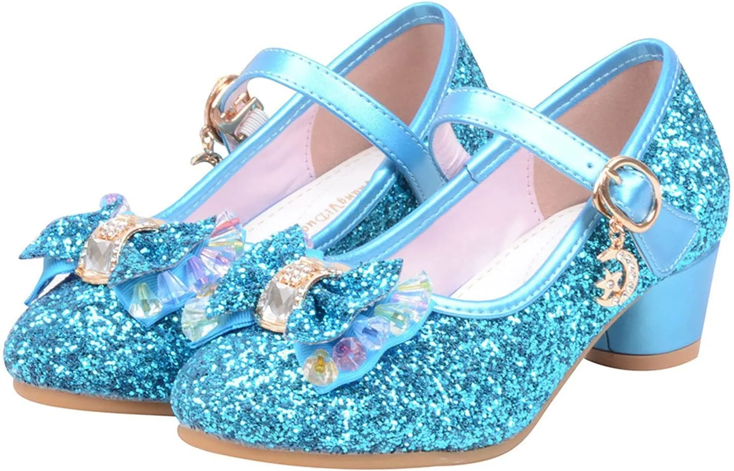 Shoes for Girls, 5-13 Years Infant Kids Baby Girls Pearl Crystal Bling Bowknot Single Princess Shoes Sandals