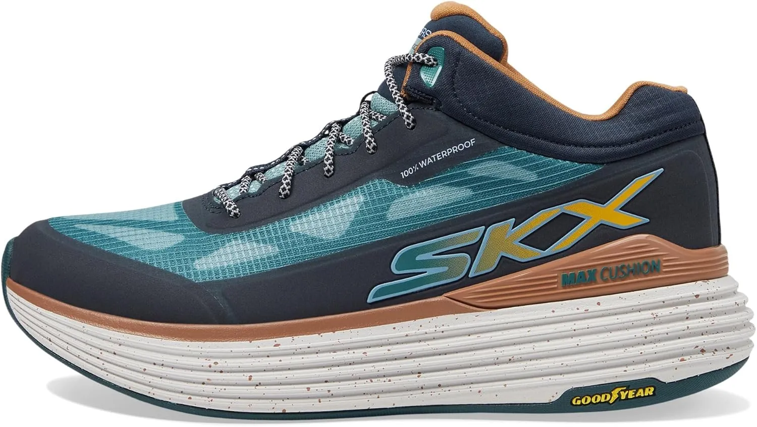 Skechers Women's Max Cushioning Suspension Terrace Waterproof Hiking Shoe