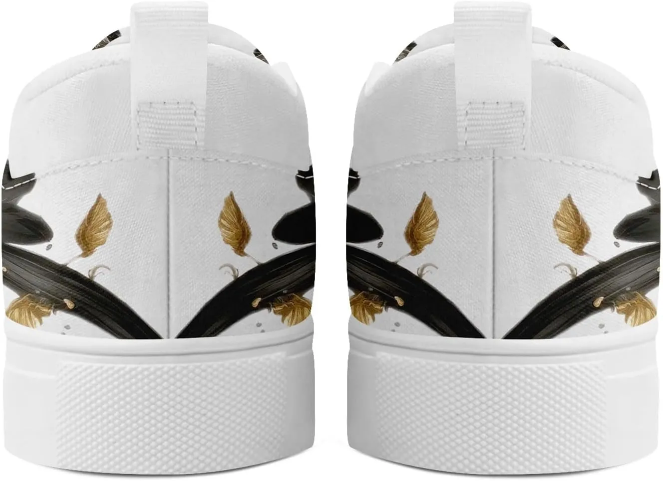 Skull Canvas Shoes Slip On Fashion Sneakers Low Top Casual Shoes Non Slip Loafers