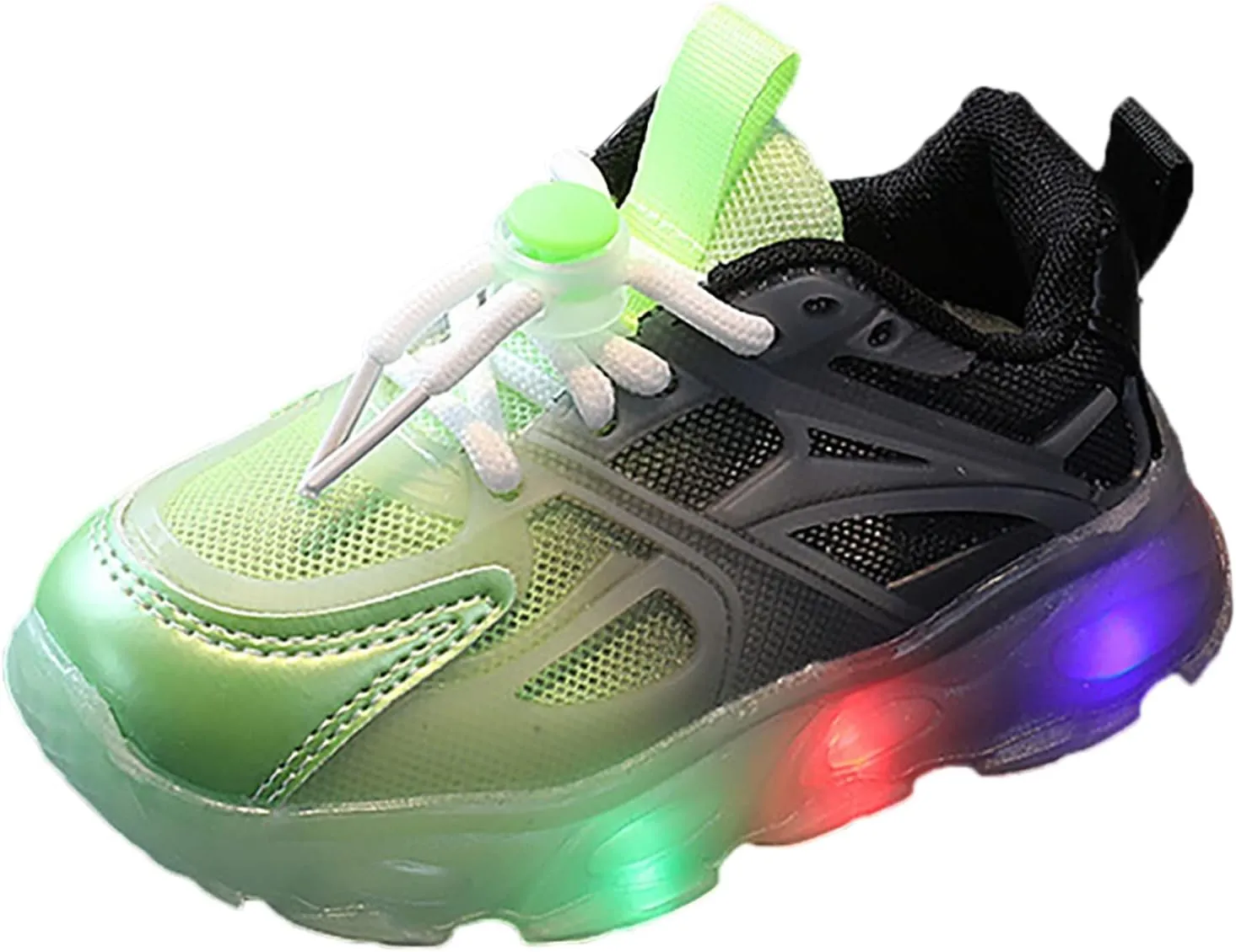 Sneakers for Girls Baby Boys Girls LED Light Sneakers Basketball Shoes Walking Mesh Luminous Sport Running Shoes