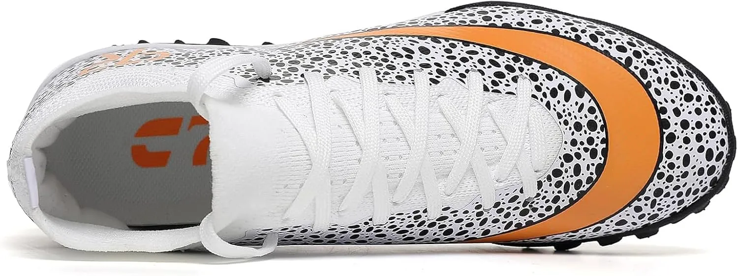 Soccer Cleats for Kids Turf Soccer Shoes Indoor Boys Girls Football Shoes Youth TF AG Artificial Ground Trainning Athletic Sneakers Outdoor