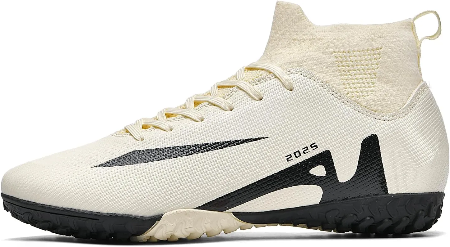 Soccer Cleats for Mens Womens Indoor Soccer Shoes Unisex Baseball Turf Shoes Youth Rugby Shoes Adult AG FG TF Football Boots Wide Training Sneaker