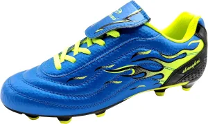 Soccer Cleats for Mens Womens Long Studs Firm Ground Training Athletic Football Shoes Outdoor/Indoor Running Spikes Softball Boys Girls