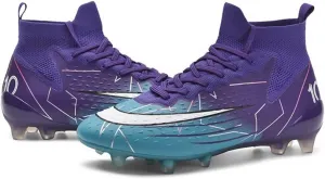 Soccer Cleats for Mens Womens Soccer Shoes High top Outdoor Footall Boots Ankle Professional Training Sneakers