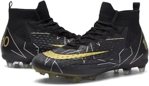Soccer Cleats for Mens Womens Soccer Shoes High top Outdoor Footall Boots Ankle Professional Training Sneakers