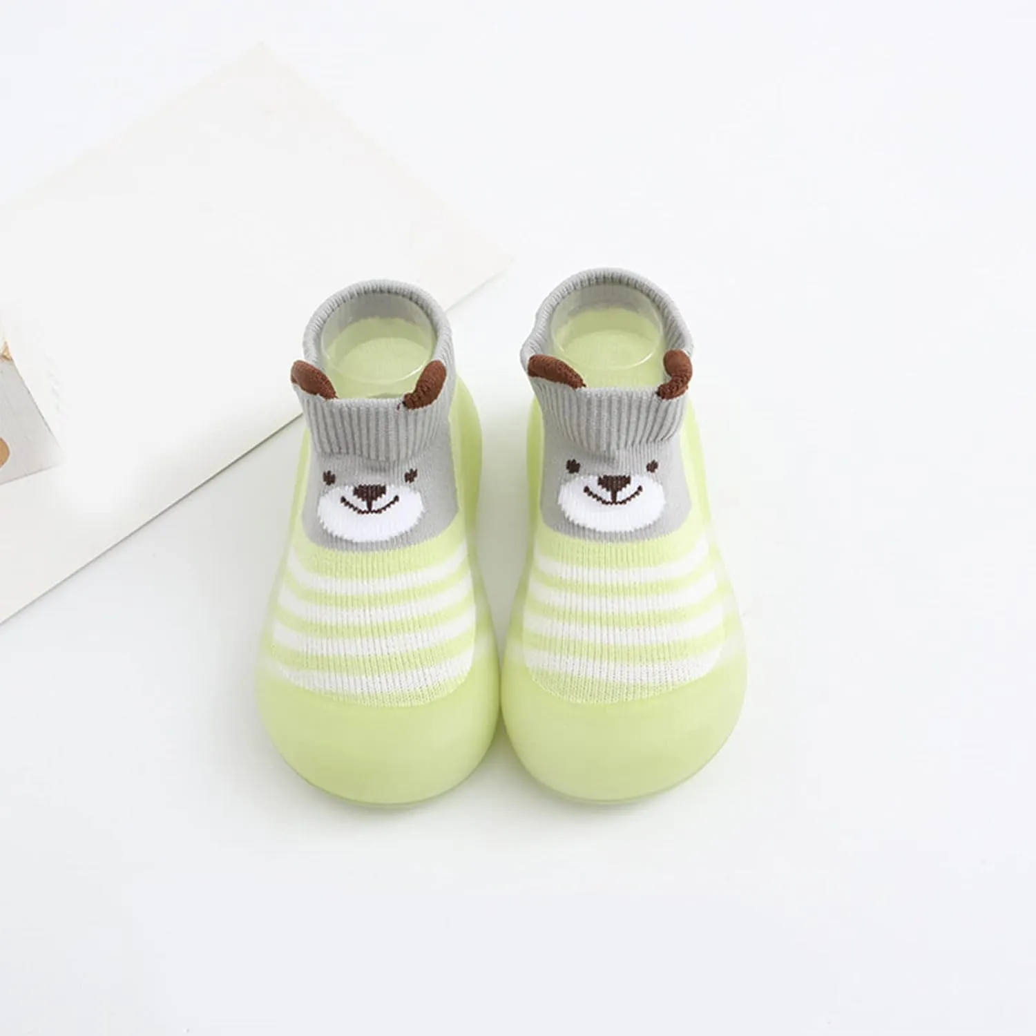 Sock Shoes for Kids Duck Boots Toddler Slip On Sneakers Lightweight Non-Slip Rubber Sole Baby First Walking Shoes