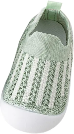 Sock Shoes Toddler Infant Shoes Mesh Slip On Socks Shoes Soft Sole Non Slip Wear Out Toddler Floor Black Shoes B