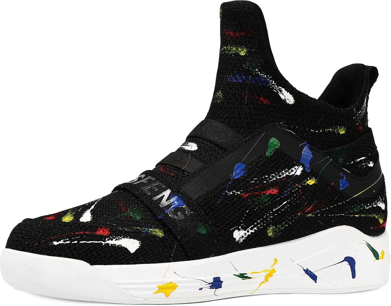 Soulsfeng High Top Running Shoes for Men Lightweight Breathable Mesh Walking Athletic Sneakers