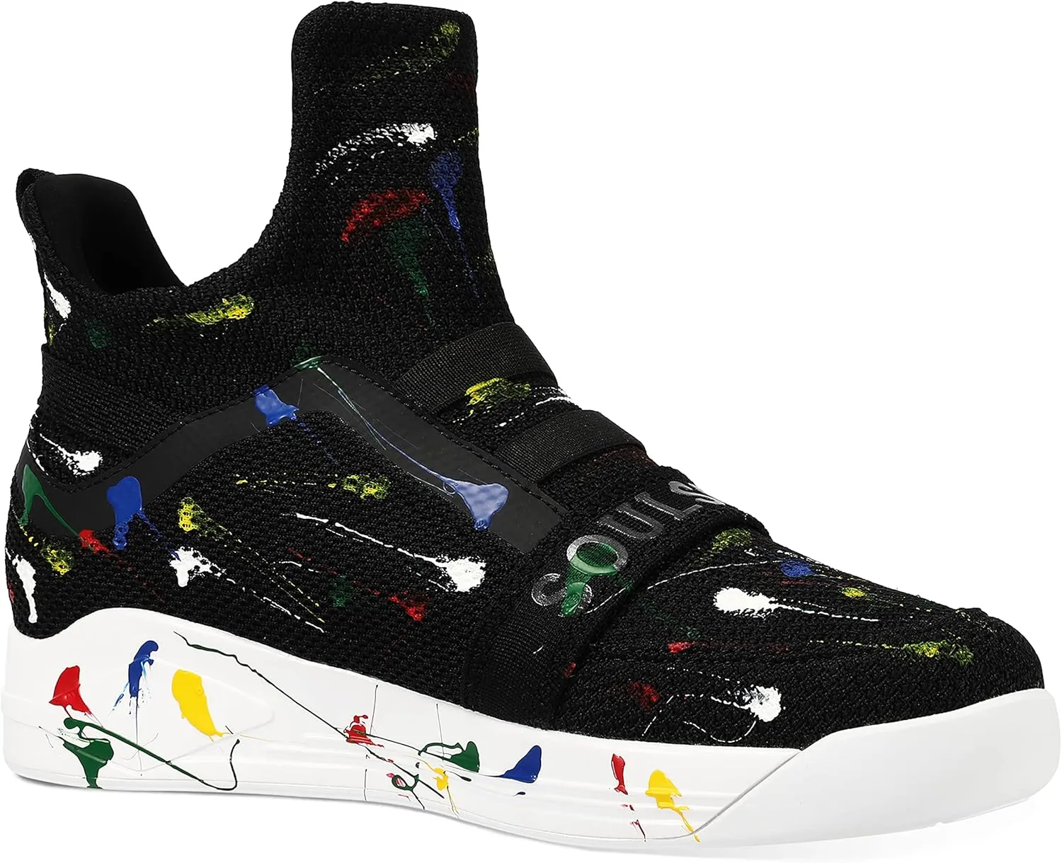 Soulsfeng High Top Running Shoes for Men Lightweight Breathable Mesh Walking Athletic Sneakers
