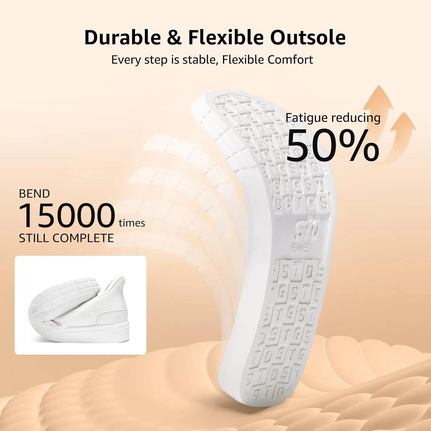 STQ Slip on Canvas Shoes for Women | Lightweight Skate Shoes Comfortable Tennis Sneakers