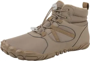 Teen Girls Winter Boots Waterproof Hiking Boots Lightweight Ankle Shoes Plush Lined Snow Boots Work Boots for Women