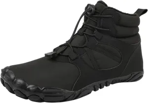 Teen Girls Winter Boots Waterproof Hiking Boots Lightweight Ankle Shoes Plush Lined Snow Boots Work Boots for Women