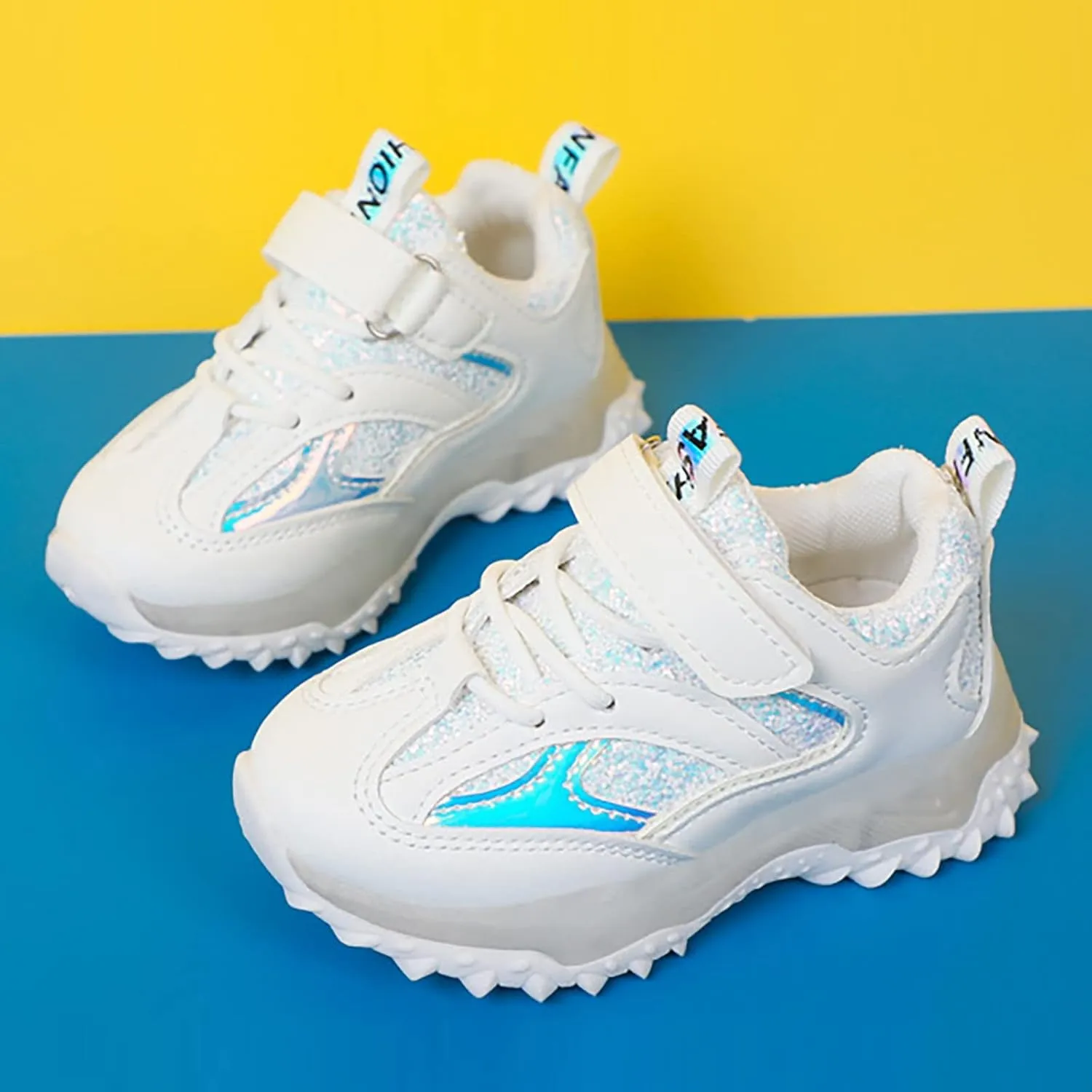 Toddler Baby Boys Girls Sneakers LED Light Up Shoes Comfortable Breathable Non Slip Walking Running Sport Shoes