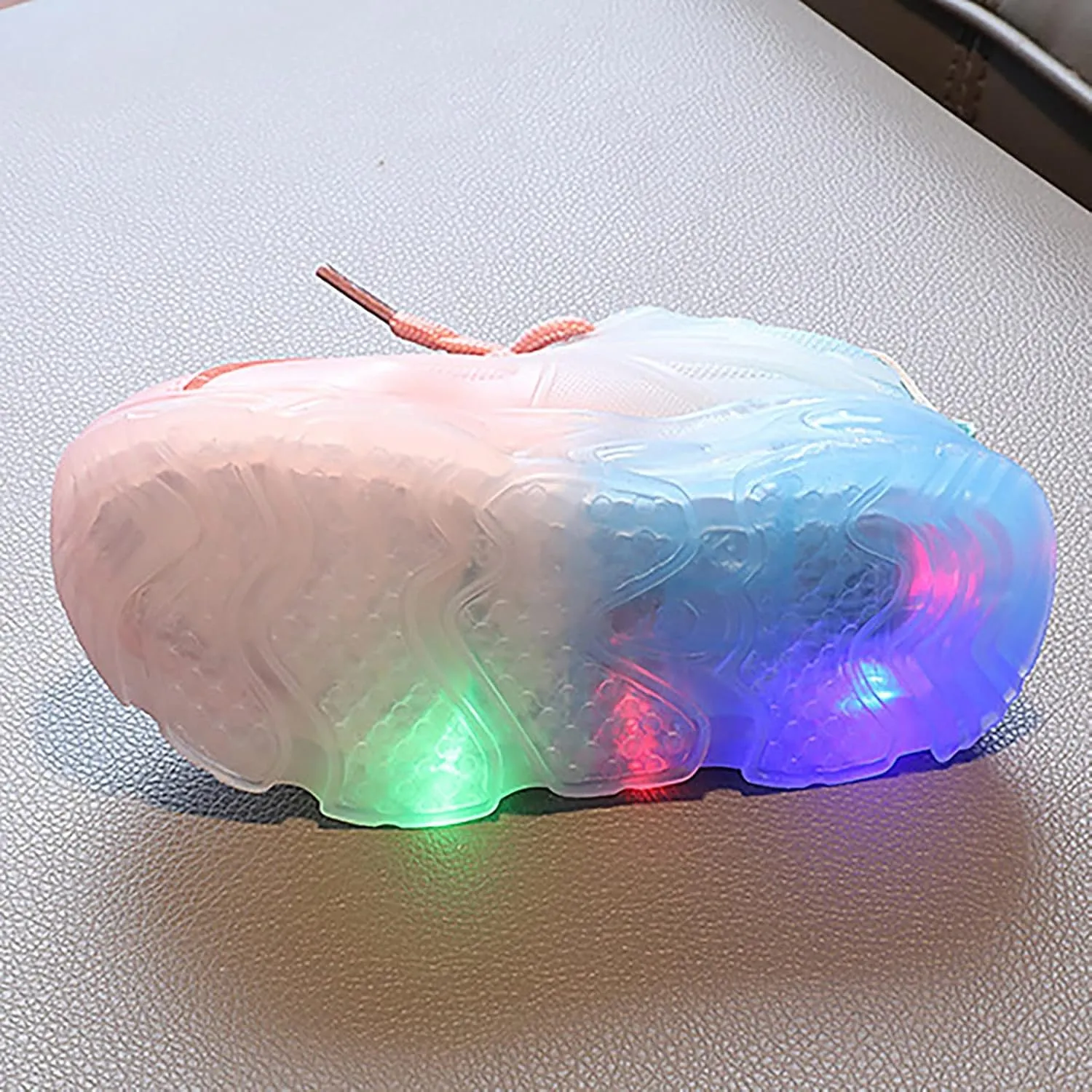 Toddler Baby Girls Boys Light Up Shoes Kids Mesh Breathable Led Flashing Sneakers Lace Up Athletic School Shoes 1