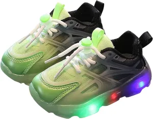 Toddler Baby Girls Boys Light Up Shoes Kids Mesh Breathable Led Flashing Sneakers Lace Up Athletic School Shoes 1