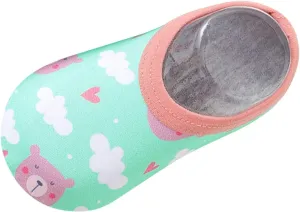 Toddler Baby Sock Shoes,0-7 Years Toddler Baby Boys Girls Cartoon Swim Water Shoes Barefoot Socks Non-Slip Shoes