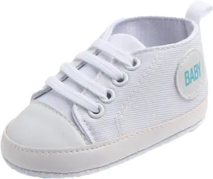 Toddler Canvas Slip on Shoes Boys Sports The First Sneakers Walkers Prewalker Shoes Non-Slip Colour Toddler Floor Girls Soild Barefoot Boys Baby Kids Shoes 4 Month Old Baby Shoes