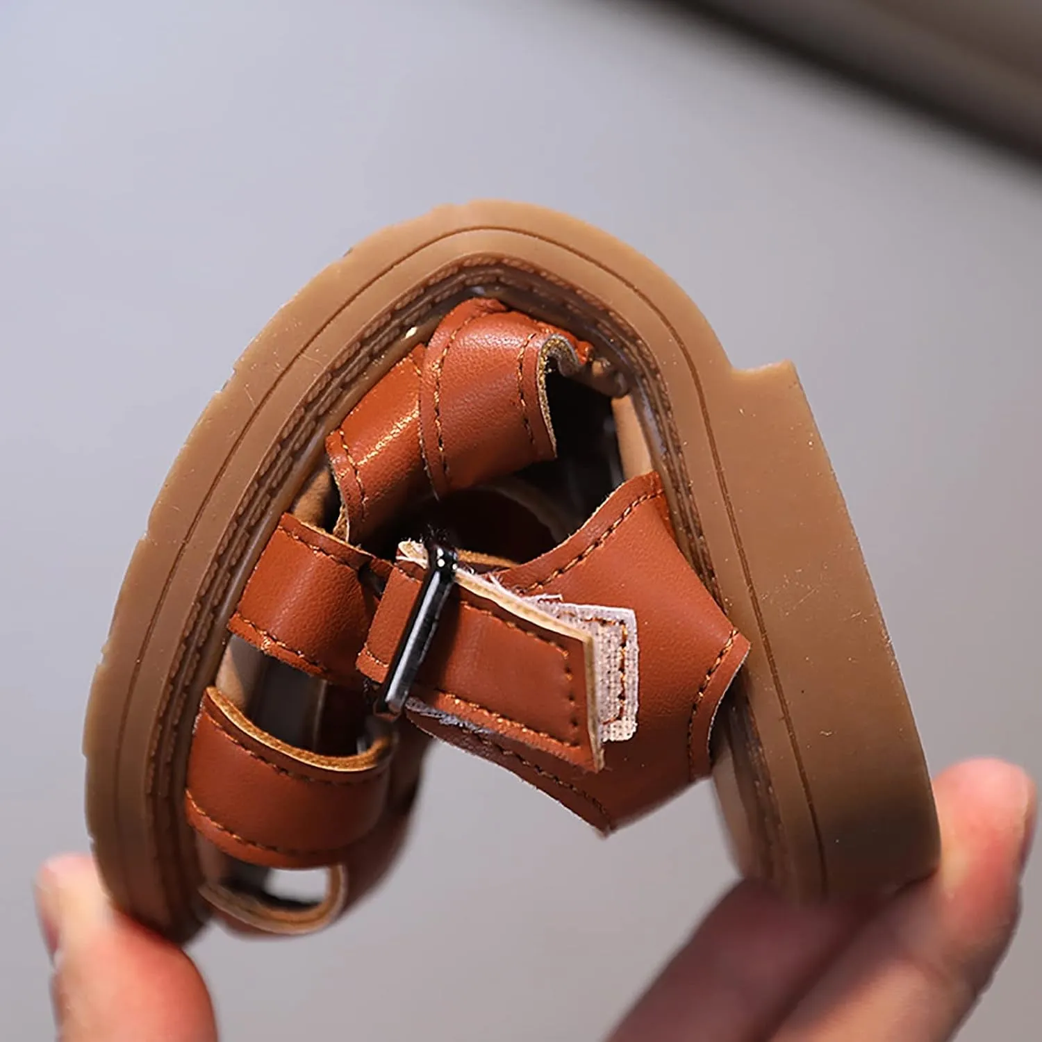 Toddler Girl Sandals Size 6 Girls Sandals Toddler Little Kid Closed Toe T Strap Flats Girls Sandals Size 9