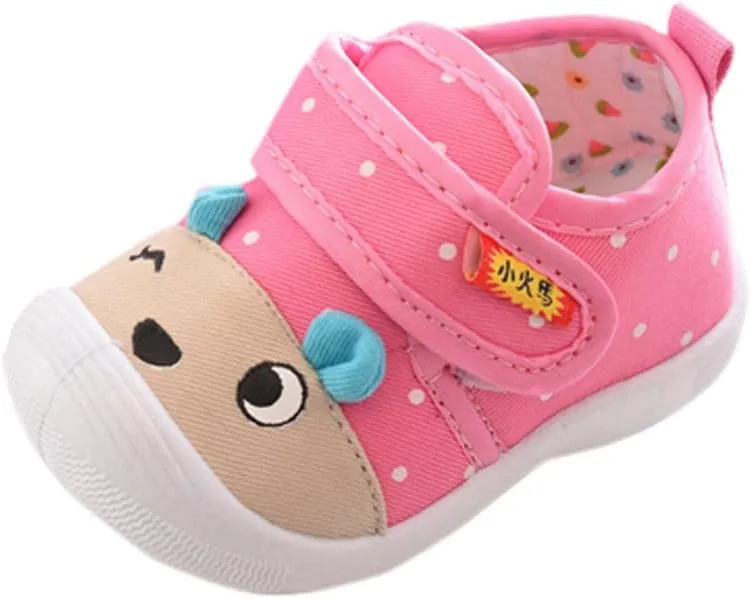 Toddler Girl School Shoes Boys Baby Kids Anti-Slip Girls Soft Sole Cartoon Shoes Toddler Boys Dress Shoes