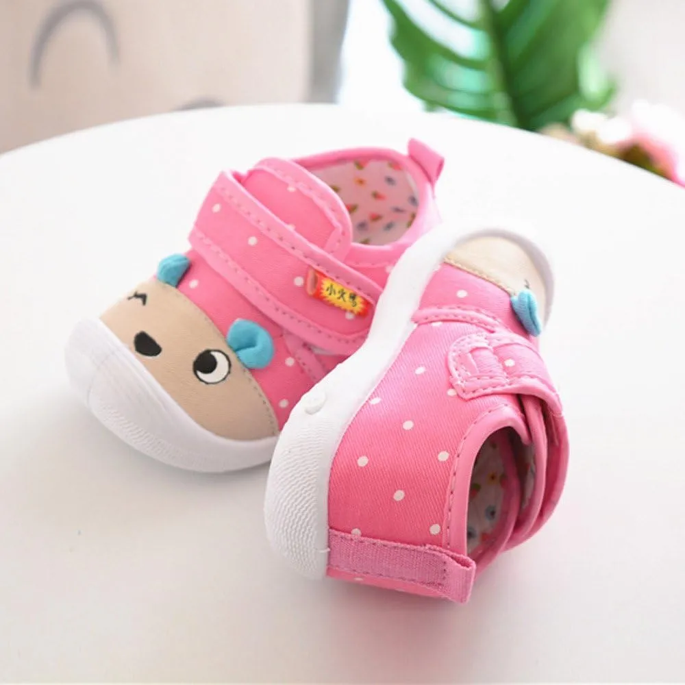 Toddler Girl School Shoes Boys Baby Kids Anti-Slip Girls Soft Sole Cartoon Shoes Toddler Boys Dress Shoes