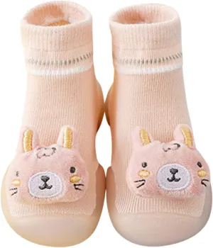 Toddler Girl Shoes,Baby Boys Girls Shoes First Walkers Cute Cartoon Antislip Socks Shoes Prewalker Sneaker Snow Shoes