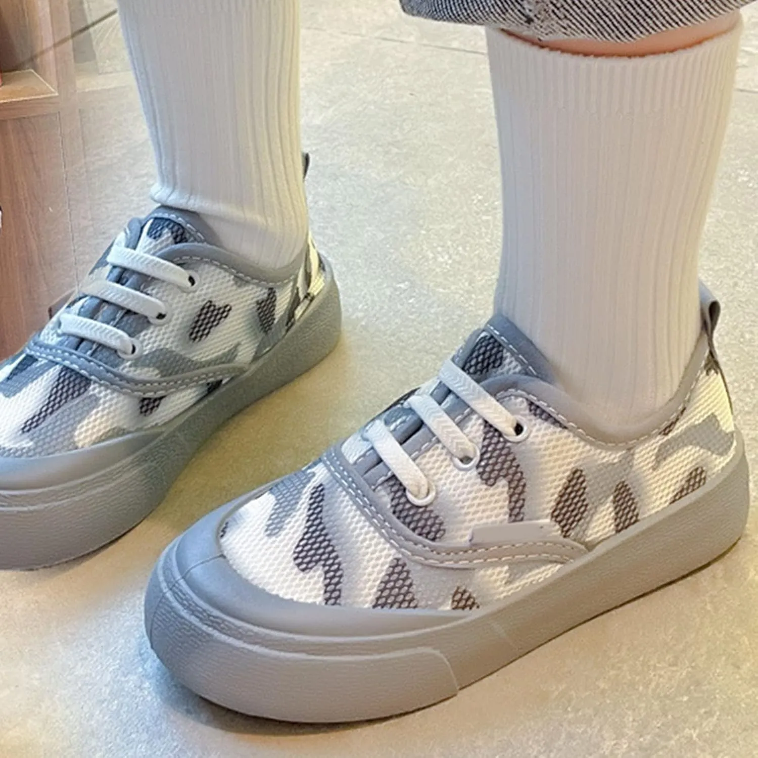 Toddler Little Kid Mesh Sneaker Girls Low top Slip on Hook and Loop Casual Walking Running Shoes Fashion Sneakers