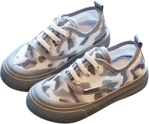 Toddler Little Kid Mesh Sneaker Girls Low top Slip on Hook and Loop Casual Walking Running Shoes Fashion Sneakers