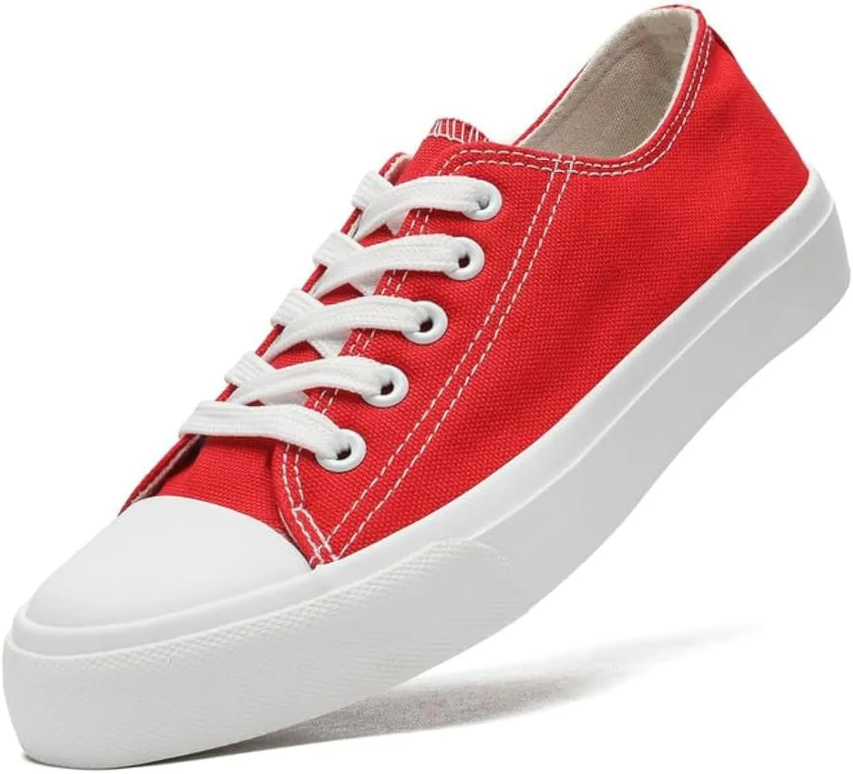 Toddler Little Kid Shoes Boys and Girls Canvas Casual Low Top Lace up Walking Shoes Breathable Soft and Durable