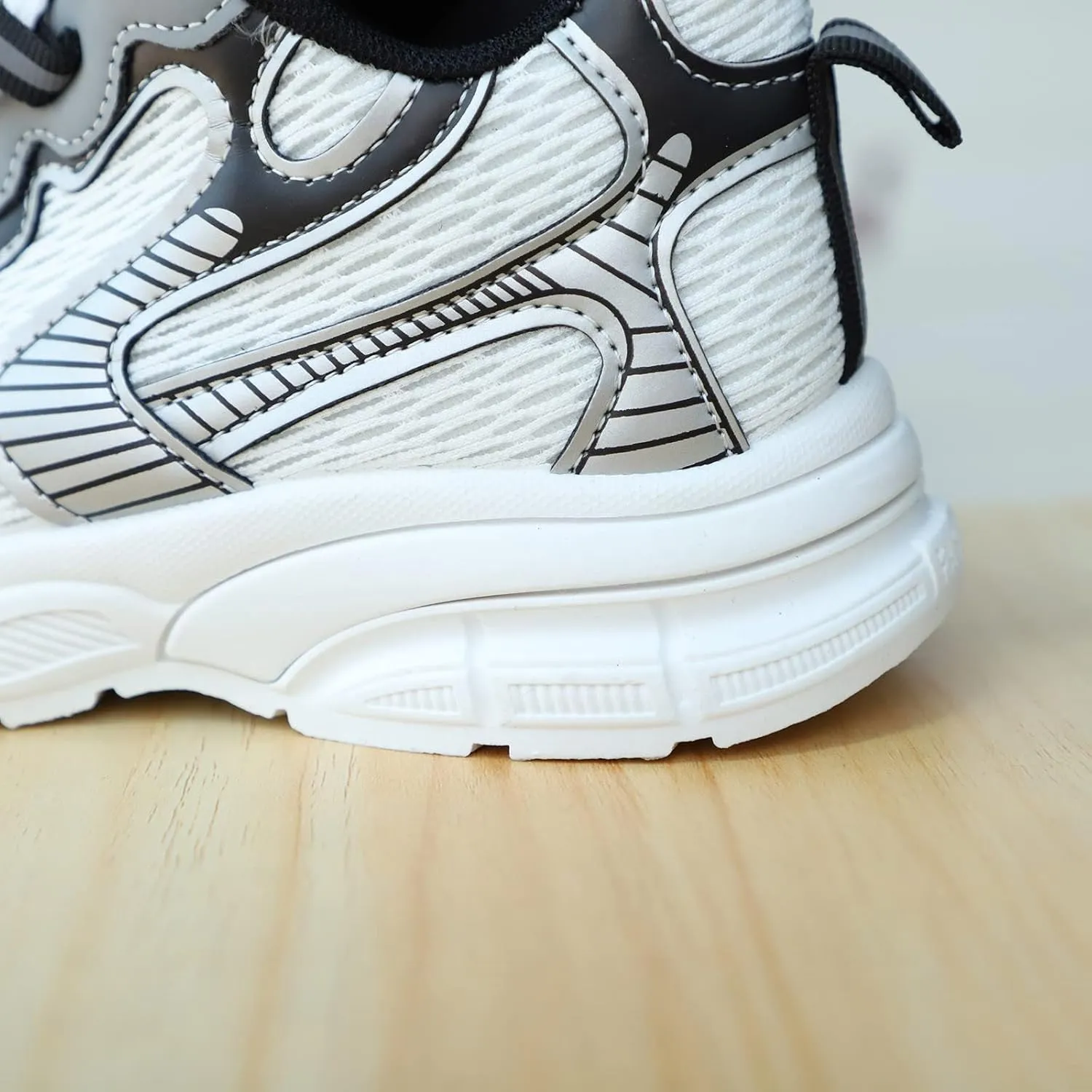 Toddler Sneakers Boys Girls Tennis Shoes Kids Mesh Breathable Sneakers Non Slip Lace-up Running Athletic Sports Shoes