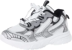 Toddler Sneakers Boys Girls Tennis Shoes Kids Mesh Breathable Sneakers Non Slip Lace-up Running Athletic Sports Shoes