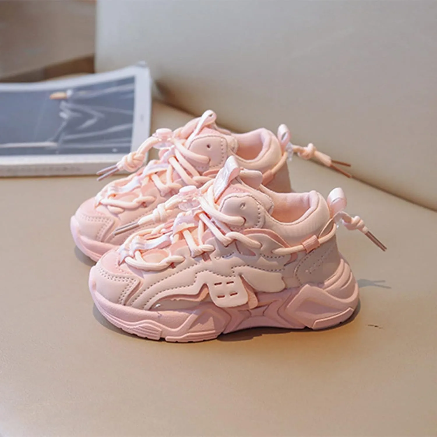 Toddler/Little Kid Boys Girls Lightweight Breathable Sneakers Non-Slip Athletic Tennis Shoes for Running Walking