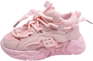 Toddler/Little Kid Boys Girls Lightweight Breathable Sneakers Non-Slip Athletic Tennis Shoes for Running Walking