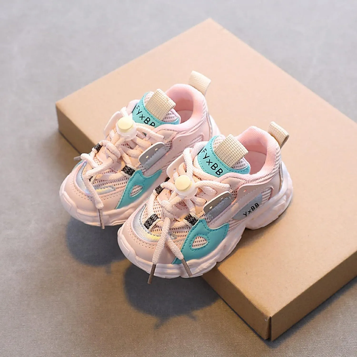 Toddler/Little Kid Boys Girls Shoes Running Sports Sneakers Breathable Casual Shoes Baby First Walking Shoes Outdoor