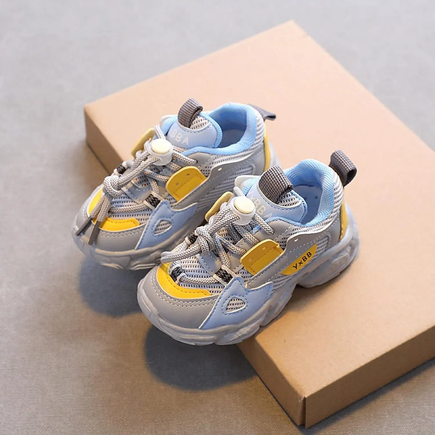 Toddler/Little Kid Boys Girls Shoes Running Sports Sneakers Breathable Casual Shoes Baby First Walking Shoes Outdoor