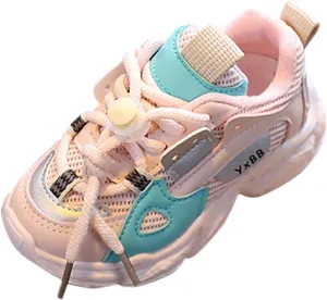 Toddler/Little Kid Boys Girls Shoes Running Sports Sneakers Breathable Casual Shoes Baby First Walking Shoes Outdoor