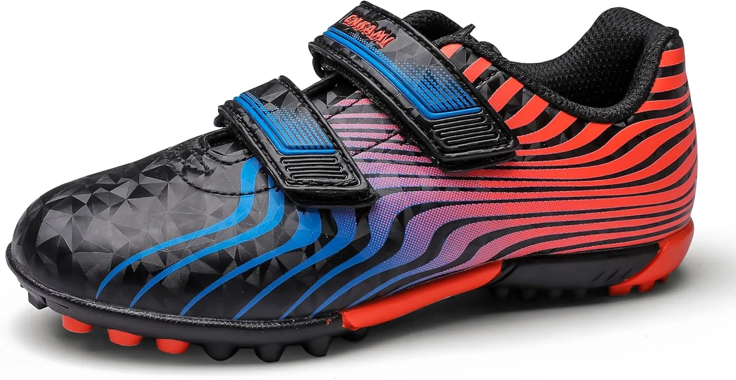 Turf Soccer Shoes Boys Girls Indoor TF Soccer Cleats for Toddler Little Kids