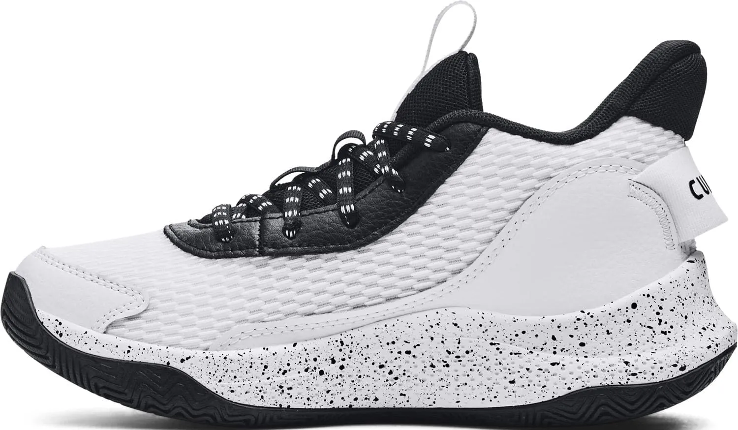 Under Armour - Kids Grade School Curry 3Z7 Basketball Shoes, Color White (100), Size: 4.5 M US Big Kid