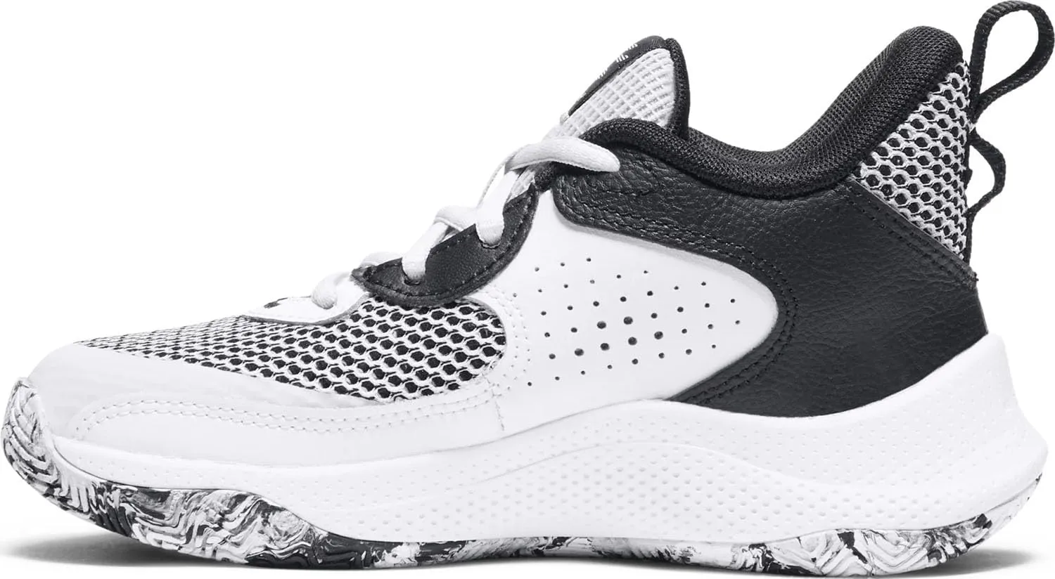 Under Armour - Unisex-Child Ps Curry 3Z 24 Shoes, Color White (100), Size: 2.5 M US Little Kid