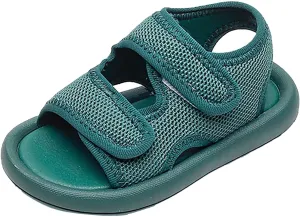 Unisex Child Summer Sandals Adjustable Strap Open Toe Sandals Toddler Girl Boy Slip-On Water Shoes Hiking Shoes Kids