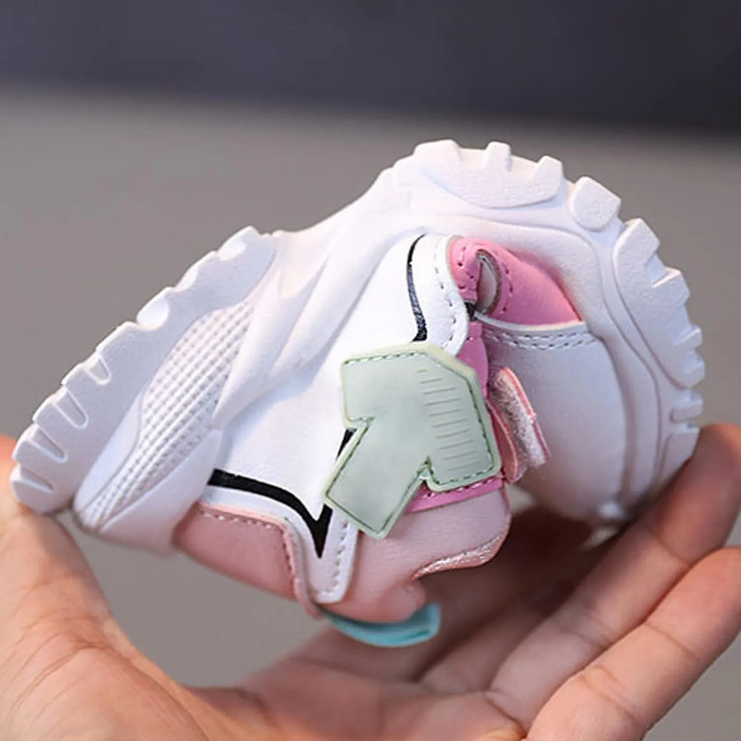 Unisex Toddler Lightweight Breathable Sneakers Outdoor, Non-Slip Fashion Walking Shoes for Toddler Boys Girls