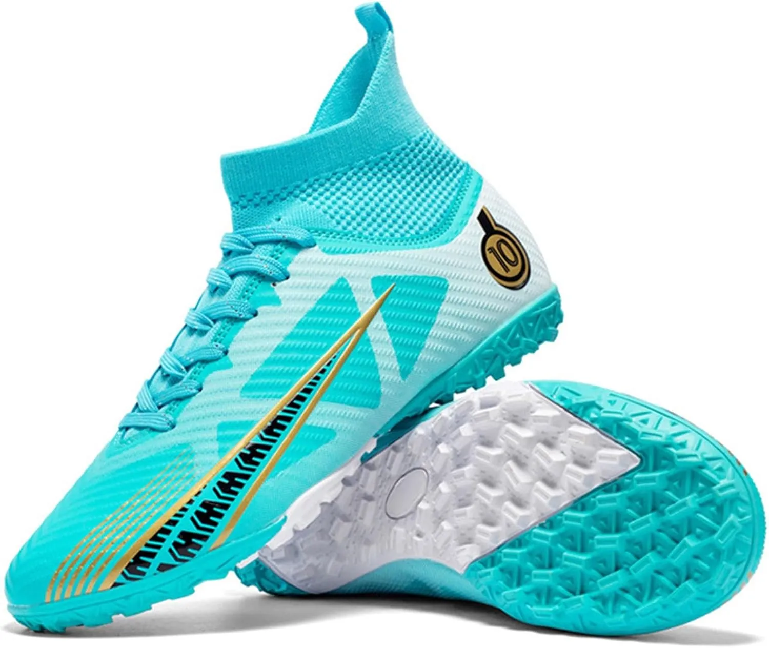 Unisex Youth Football Cleats,High Top Training,Soccer Cleats Girls,Non-Slip Breathable,Soccer Cleats Girls,for Kid Outdoor