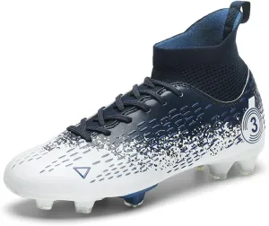 Unisex Youth Football Cleats,High Top Training,Soccer Cleats Girls,Non-Slip Breathable,Soccer Cleats Girls,for Kid Outdoor