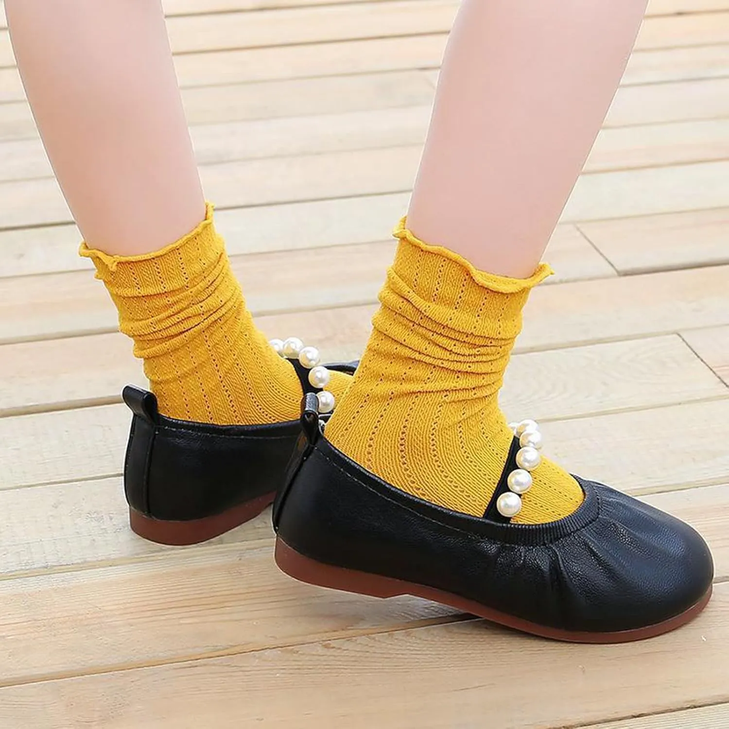 Valentine Slippers for Girls Toddler Pearl Girl Dress Shoes Girl Ballet Flats Size 9 Toddler Girl Sandals