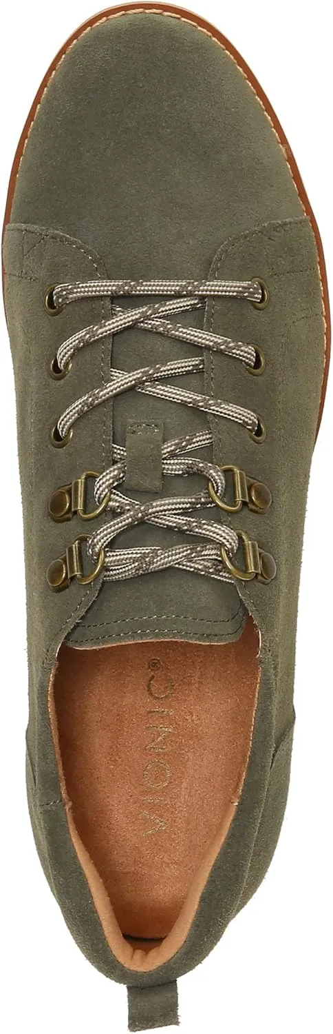 Vionic Women's Charm Ballari Oxford Lace Up Loafers- Supportive Casual Shoes with Concealed Orthotic Arch Support that Include Three-Zone Comfort with Orthotic Insole Arch Support, Medium and Wide Fit