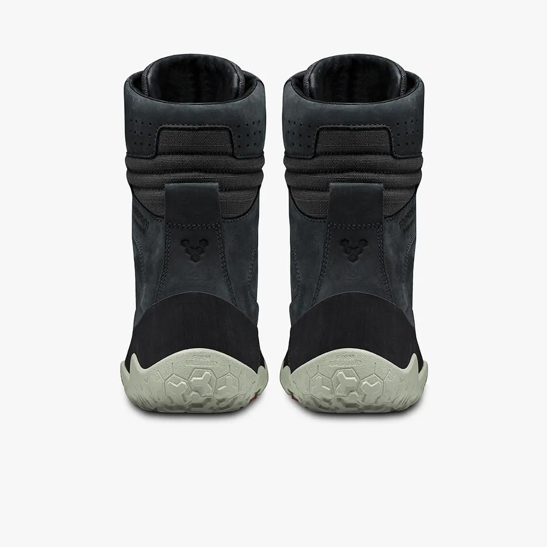 Vivobarefoot Tracker HI II FG, Womens Leather Hiking Boot With Barefoot Firm Ground Sole and Thermal Protection