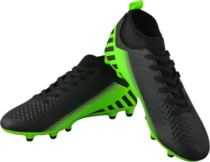 Vizari Santos Firm Ground Kids Soccer Cleats | Girls and Boys Soccer Cleats Embossed Synthetic Upper with Built-in Sock | Mid-Cut Football Shoes with Molded TPU Outsole for Maximum Traction