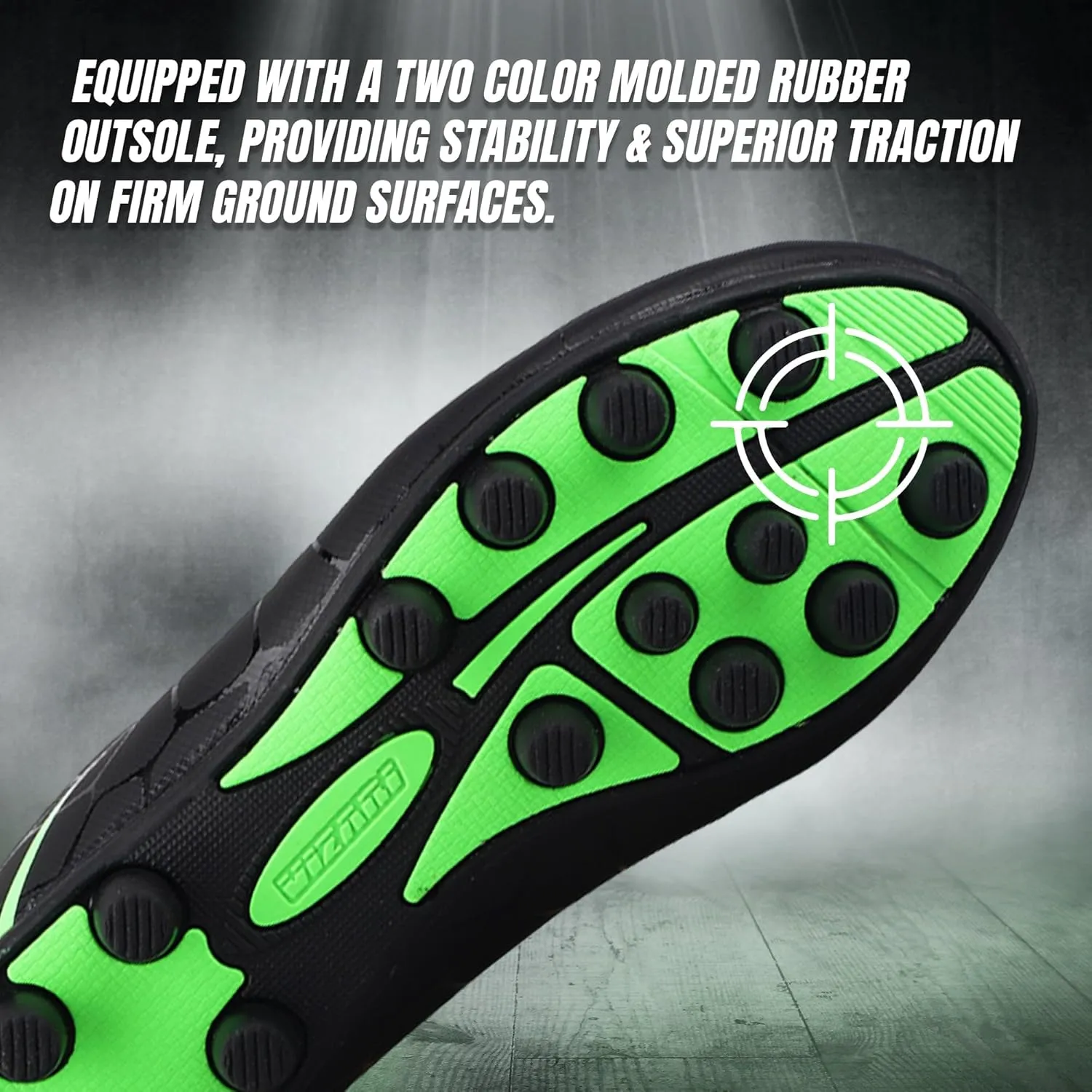 Vizari USA Soccer Cleats Boys, Girls - FG Firm Ground Football Shoes for Toddlers/Little/Big Kids - Youth Football Cleats - Comfort & Excellent Traction
